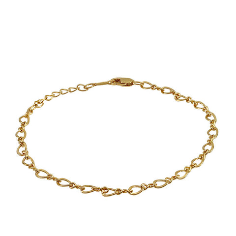 14K Gold Filled, 3.7mm Figure 8 cable chain