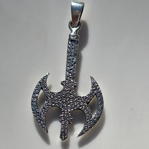 Pendant Sterling Silver Viking Axe – 36x23mm