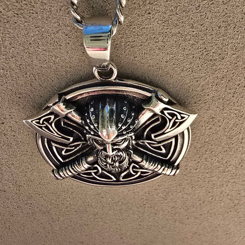 Pendant Sterling Silver Viking – 27x29mm