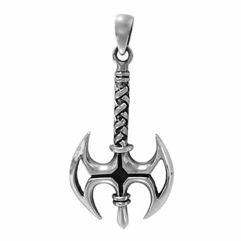 Pendant Sterling Silver Viking Axe – 36x23mm