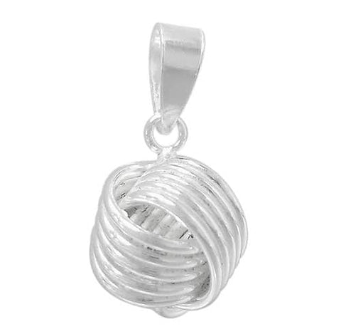 Pendant Sterling Silver Love Knot