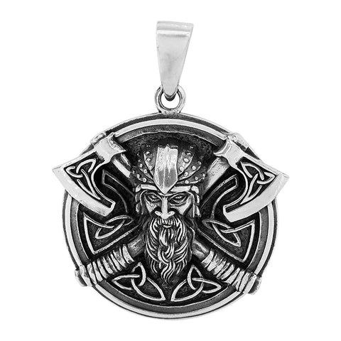 Pendant Sterling Silver Viking – 27x29mm