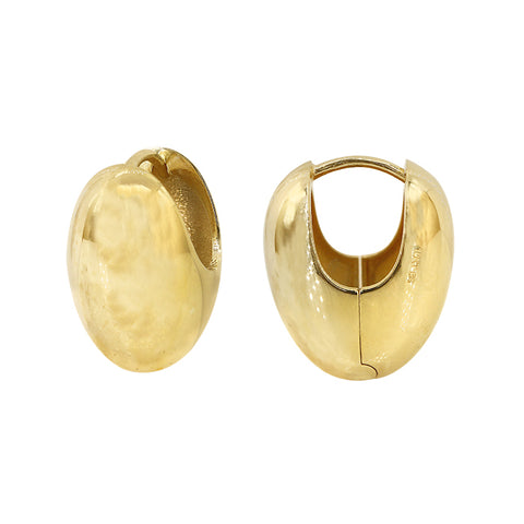 10K Solid Gold Hoop Earrings