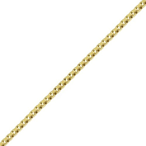 1.1mm BOX Solid Gold 10K-Chain 2” extension