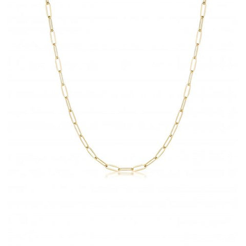 PAPERCLIP 10K Solid Gold Chain 2.6mm