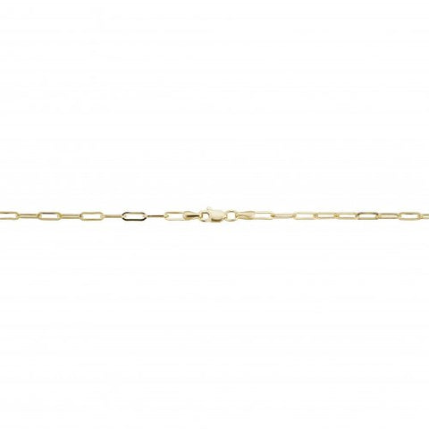 PAPERCLIP 10K Solid Gold Chain 2.6mm