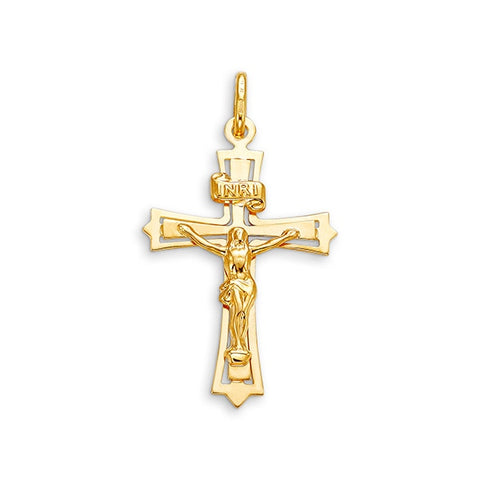 Pendant Solid Gold 10K Crucifix