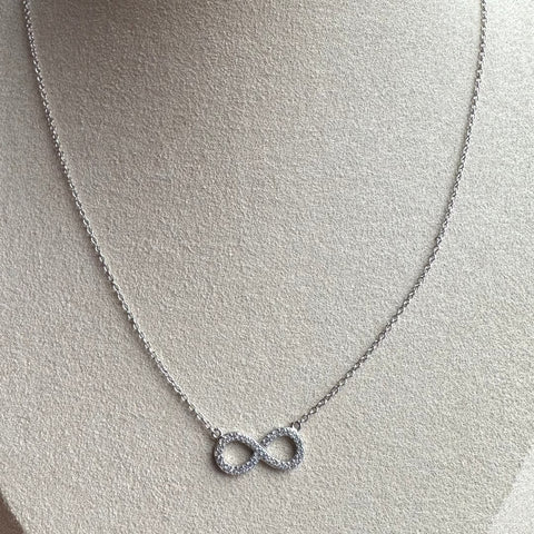 3 Necklace EMILIA'S ETERNITY Sterling Silver Infinity Charm