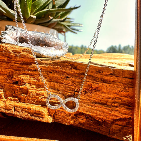 10 Necklace EMILIA'S ETERNITY Sterling Silver Infinity Charm