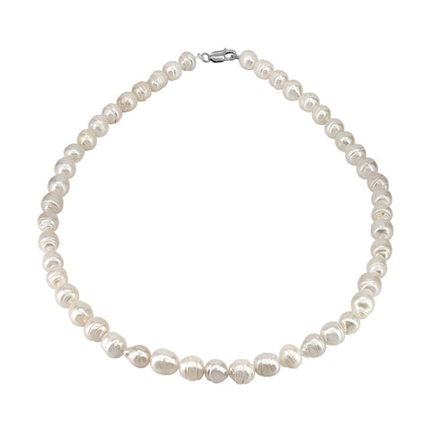 Fresh water Pearls Necklace Sterling Silver