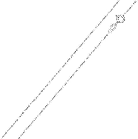 Sterling Silver 1mm Anchor chain dainty thin tiny delicate 2