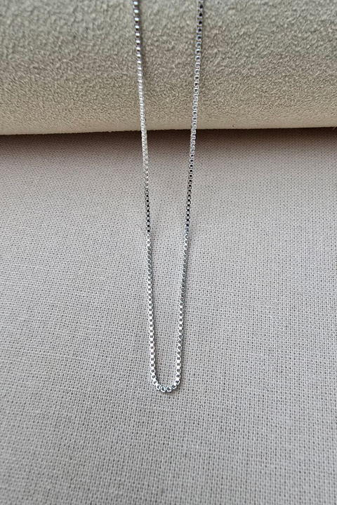 Sterling Silver Box Chain 0.8mm