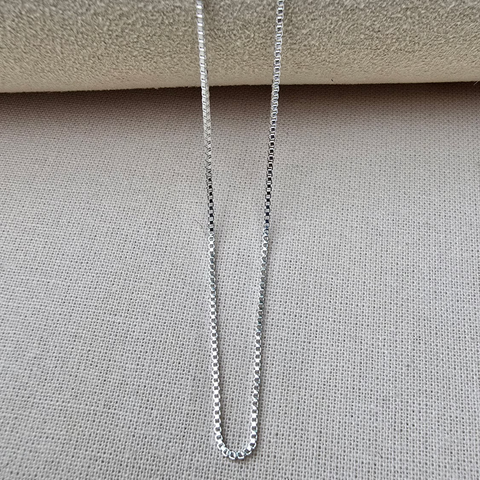 Box Chain Sterling Silver 0.8mm