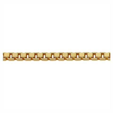 0.6mm BOX Solid Gold Chain 10K