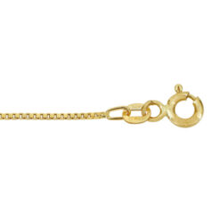 0.8mm BOX Solid Gold Chain 10K