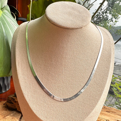 4.4mm Chain Amara Sterling Silver Magic Herringbone