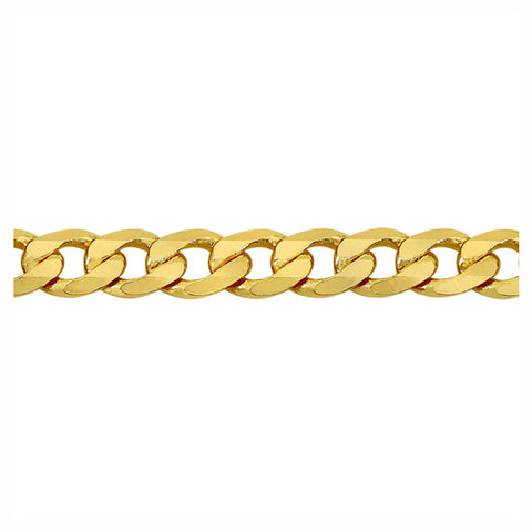 14K Curb Chain Solid Gold 3.1mm