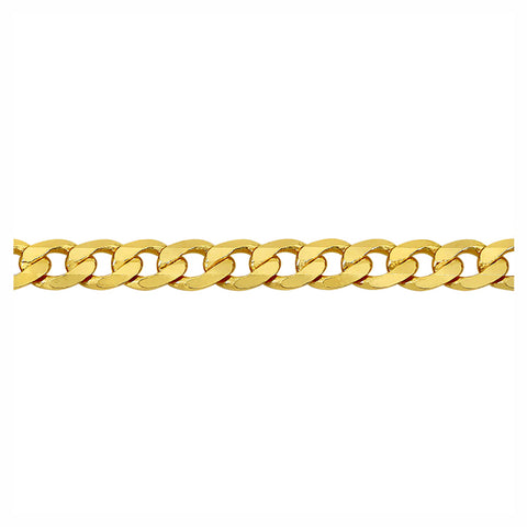 14K Curb Chain Solid Gold 2mm