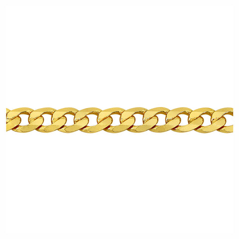 14K Curb Chain Solid Gold  2.3mm