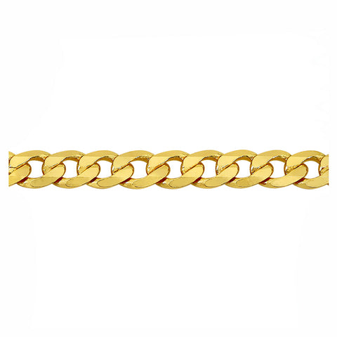 14K Curb Chain Solid Gold  2.7mm